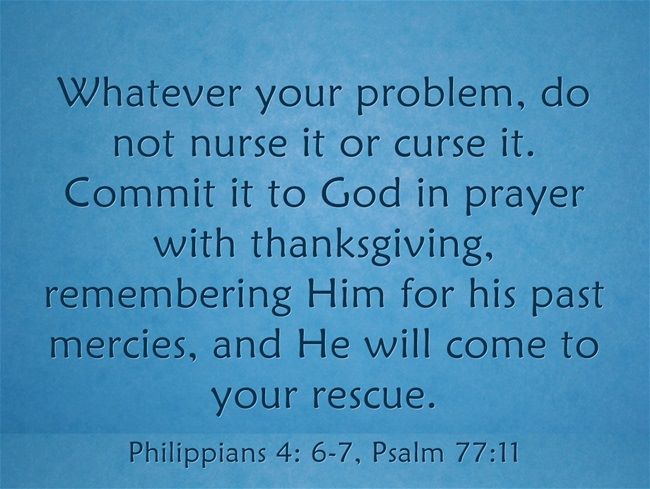 DO NOT NURSE IT OR CURSE IT